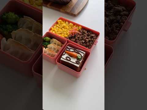Pack my bf’s lunch with me #asmr #lunchbox #japanesefood #cooking #satisfying #easyrecipe  #弁当