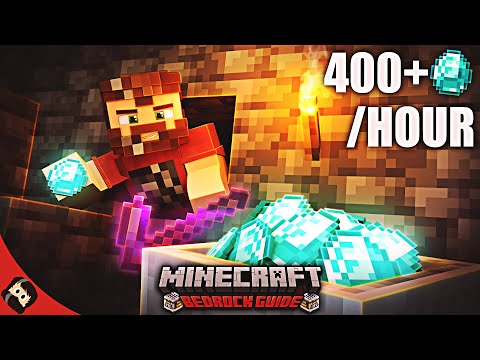 FASTEST Diamond Mining Method! | Minecraft Bedrock Guide 1.21 EP 30