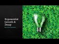 Exploring Exponential Growth and Decay Concepts