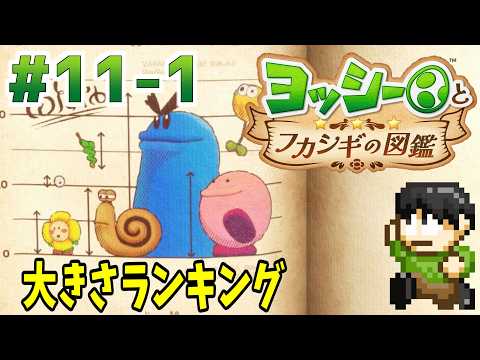 【実況】不思議な生物を調査せよ!ヨッシーとフカシギの図鑑をツッコミ実況Part11-1【Switch2】【大きさランキング】