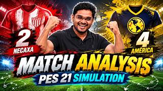 Henry Martín Hat-Trick! Necaxa 2-4 América | Tactical Match Analysis | PES 21