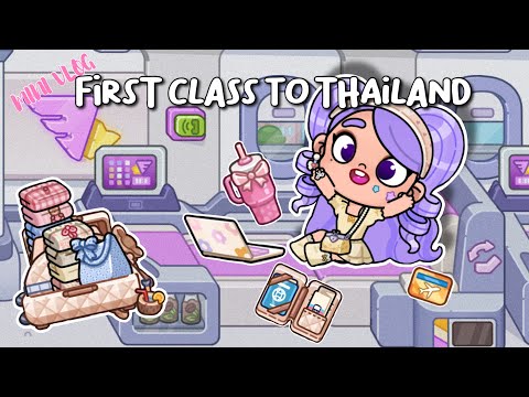MINI VLOG ✈️ "FIRST CLASS TO THAILAND" AVATAR WORLD | PAZU