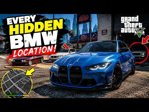 GTA 5 - Every SECRET BMW Location (Hidden location)