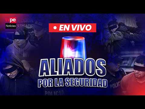 "Aliados por la seguridad: estado de emergencia": EN VIVO hoy 1 de junio por TVPerú Noticias