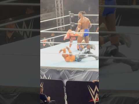 Oba Femi Manhandle Bron Breakker &amp; Austin <strong>Theory</strong> #wwe #wweraw #wwesmackdown