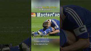 decisive Penalty misses by Big players #shorts