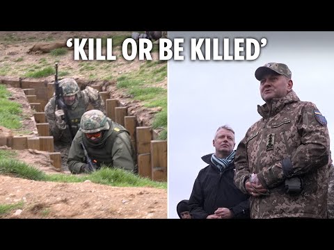 'Kill without hesitation' Ukrainian troops training in UK are told in speech by ex ‘Iron General’