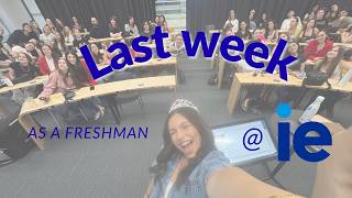Last week as a freshman @IEUniversity /@ErikaDoumbova