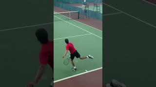 Recovery Step on the Serve