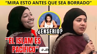 Mira como le cambia la cara a Musulmana luego de oir esto del Islam