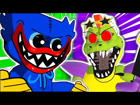 Poppy Playtime V.S FNAF in AMONG US VR! (VRChat Funny Moments: Five Nights at Freddy's)