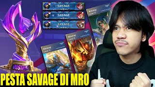 SPAM ALDOUS DI MRO S3 BERSAMA SQUAD MAR BERUJUNG PESTA SAVAGE - Mobile legends