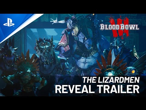 Blood Bowl 3 - The Lizardmen Reveal Trailer | PS5 & PS4 Games