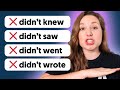 Negative Forms and Verb Usage