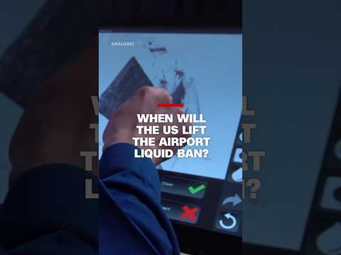 When will the US lift the airport liquid ban? #cnn #travel #shorts