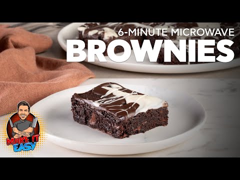 6-Minute Microwave Brownies | Make It Easy | Akis Petretzikis