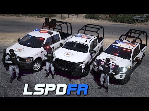 GTA 5 Policia | Guardia Nacional | Persecucion a CAMION de Tacos | TheAxelGamer