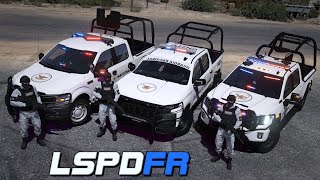 GTA 5 Policia | Guardia Nacional | Persecucion a CAMION de Tacos | TheAxelGamer