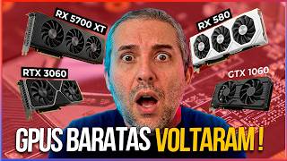 A FAVELA VENCEU!? PLACA DE VIDEO BARATINHAS VOLTARAM NO BRASIL!