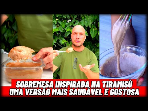 Sobremesa inspirada na Tiramisù, uma versão mais Saudável e Gostosa