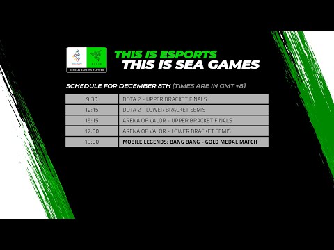 [LIVE] Esports @ SEA Games 2019 – DOTA2, AOV Playoffs & Mobile Legends (MLBB) Gold Medal Match