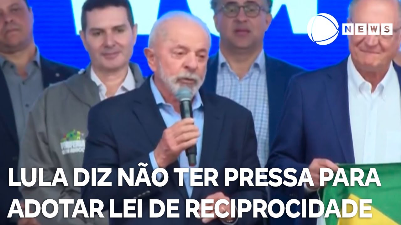 Lula diz não ter pressa para adotar Lei de Reciprocidade