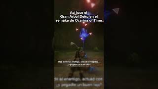 El Gran Arbol Deku en el remake de Ocarina of Time #zelda #ocarinaoftime #zeldaocarina #nintendo