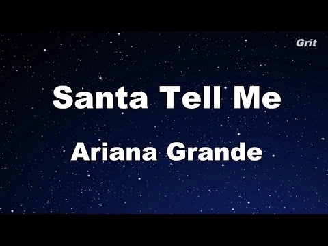 Santa Tell Me – Ariana Grande Karaoke【With Guide Melody】