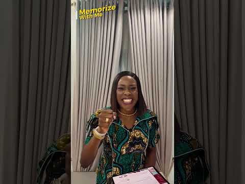 Memorize With Me! - Pst. [Dr.] Eno Jerry