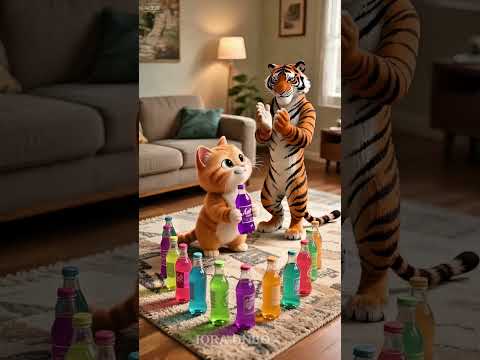 Tiger helped cute kittu 😍🫠 #shortsvideo #viralshorts #trendingshorts