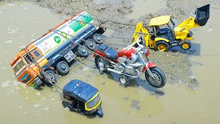 Dumper Rickshaw Ferrari Car Tractor Accident Muddy Pulling Jcb Bullet Bike Tractor Rickshaw ? CSToy