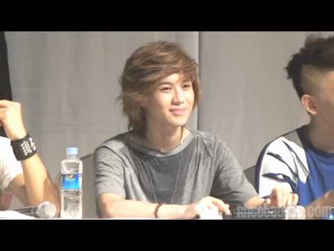 100812 Taemin cute adorable moments fancam @ Mexicana fansign
