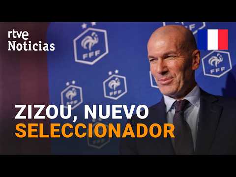 La selección francesa presenta a su nuevo técnico: Zinedine Zidane | RTVE Noticias