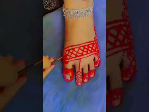 सरल और सुंदर अलता डिजाइन ❣️😘