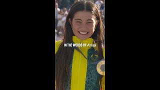 Arisa Trew delivered on her final run to claim women's park gold at #Paris2024. 🤩🇦🇺