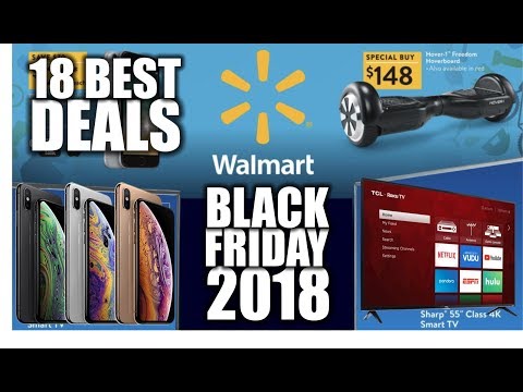 Best BLACK Friday 2018 Deals at Walmart - TV's iPhones...