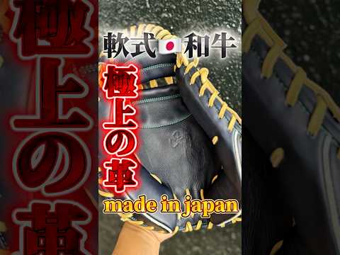 【極上の質感】ハタケヤマ軟式和牛キャッチャーミット9型の湯もみ型付け【日本製】 #湯もみ型付け #軟式野球#キャッチャー#ハタケヤマ