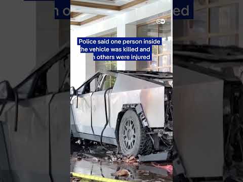 Tesla Cybertruck explodes outside Trump Las Vegas hotel | DW News