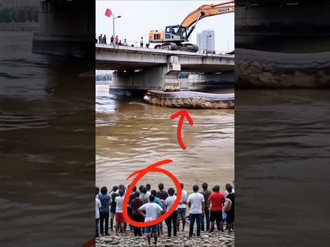 Ular Raksasa Muncul di Bawah Jembatan, Warga Panik! 🐍😱