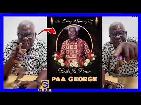 89 Years Actor Paa George Storms Max Tv To Cʊrsɛ Those Who Broke The Fake News That He D!ɛd