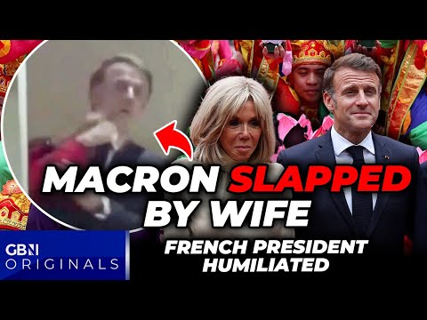 WATCH: Emmanuel Macron SLAPPED by wife Brigitte in FURIOUS row caught on camera in Vietnam