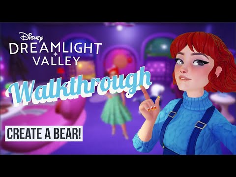 Create a Bear! – Walkthrough – Gameplay – Disney Dreamlight Valley