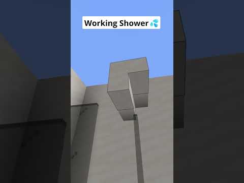Minecraft Working Shower💦 #shorts