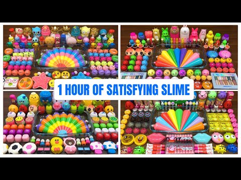 Mixing RANDOM THINGS into SLIME for 1 Hour of Satisfying ASMR! | Piping Bags Satisfying Slime