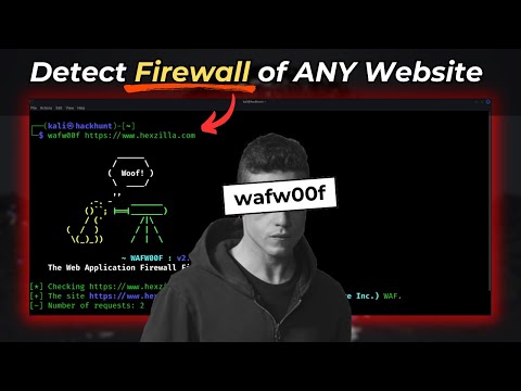How Hackers Detect Firewall of Websites | Wafw00f - Kali Linux