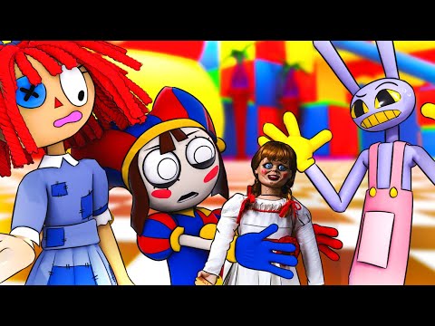 Ragatha, Jax e Pomni RESPONDEM PERGUNTAS no The Amazing Digital Circus VR