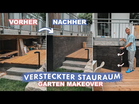 Versteckter Stauraum ohne sichtbare Tür - Gartenmakeover Teil 3 | EASY ALEX