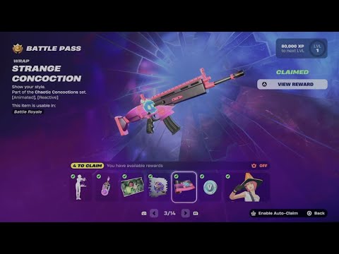 How to Unlock Strange Concoction Wrap in Fortnite | Battle Pass Rewards Page 3