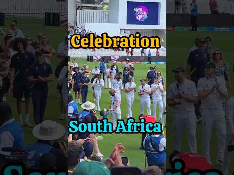Championship final celebration by South Africa after winning first time big trophy | Update