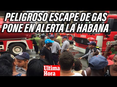 Si explota desaparece la ciudad» escape de gas activa los comandos de bomberos!!!